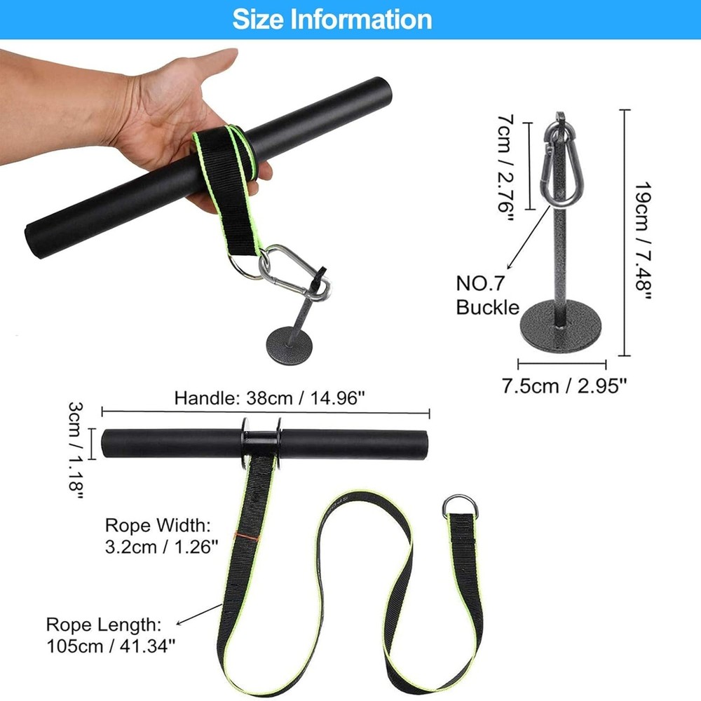 Wrist and Forearm Blaster - Wrist Roller & Forearm Roller for Training, Workout