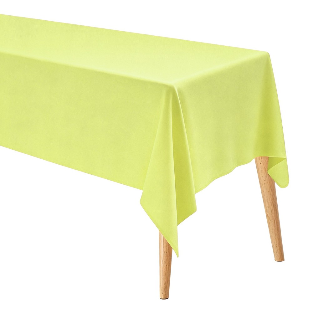 160x250cm Rectangle Tablecloth, Thickened Polyester Table Cloth Grass Green
