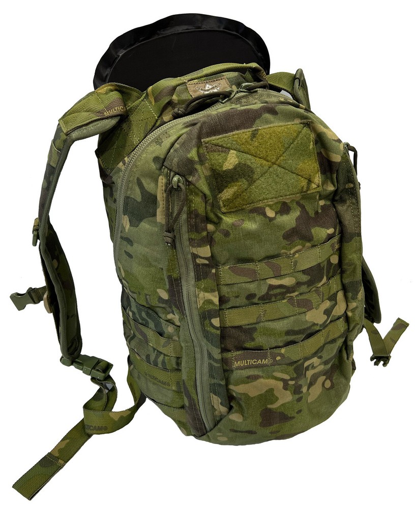 Grey Ghost Lightweight Assault Pack w/Battle Steel Level 3A 10x15 Armor Panel