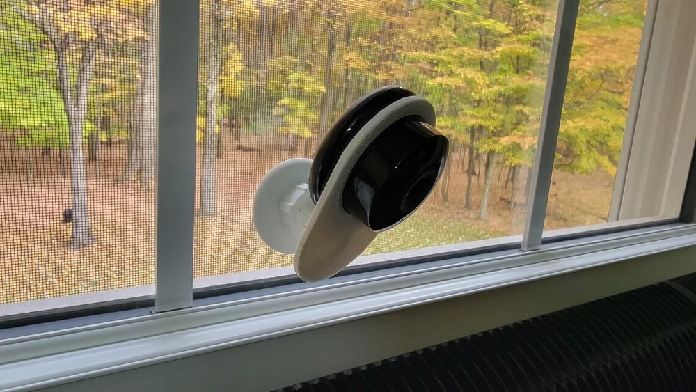 Yi Home Camera 1080p Adjustable Window Mount 3D Printed