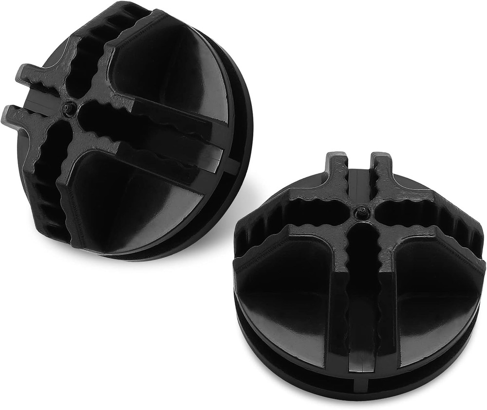 Litoexpe 36 Pcs Wire Cube Plastic Connectors for Storage, Black