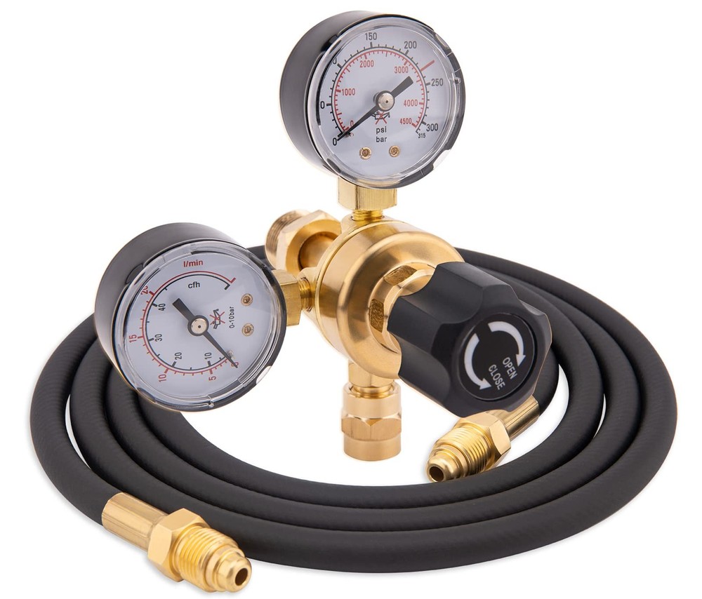 CGA580 Argon CO2 Regulators, Gauges Gas Welding Regulator Compatible...