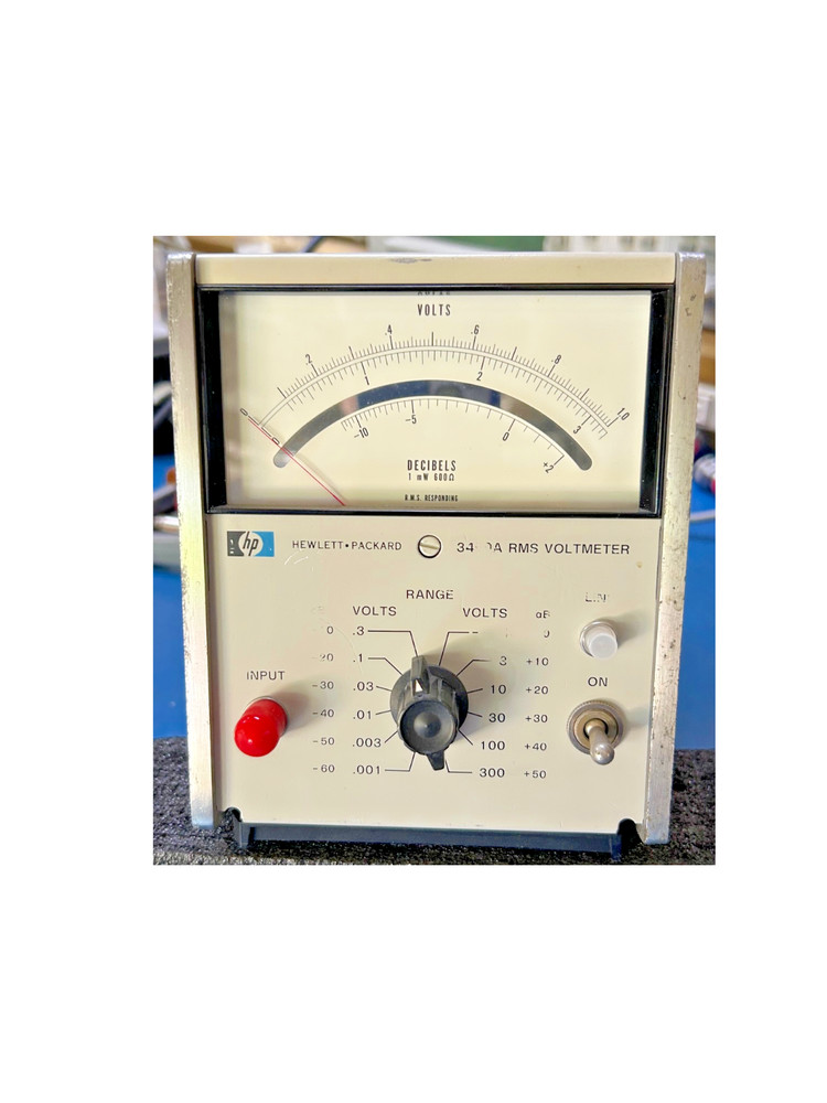 HP 3400A RMS Voltmeter | Refurbished | Calibrated