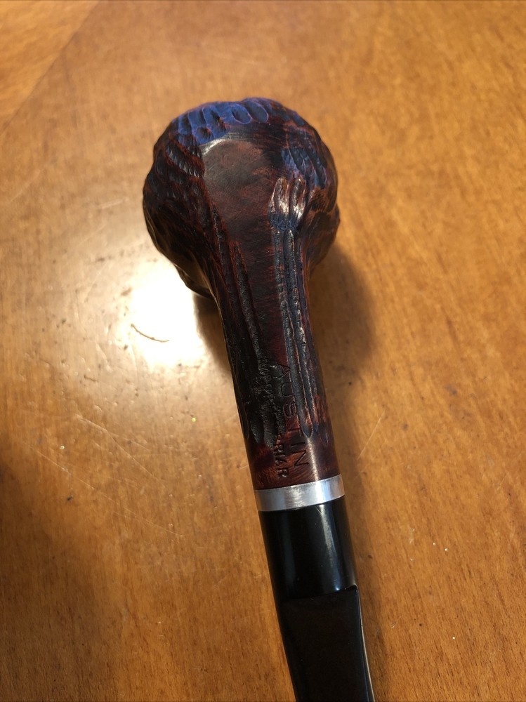Austin Deep Carved Grain Estate Pipe Ready To Smoke