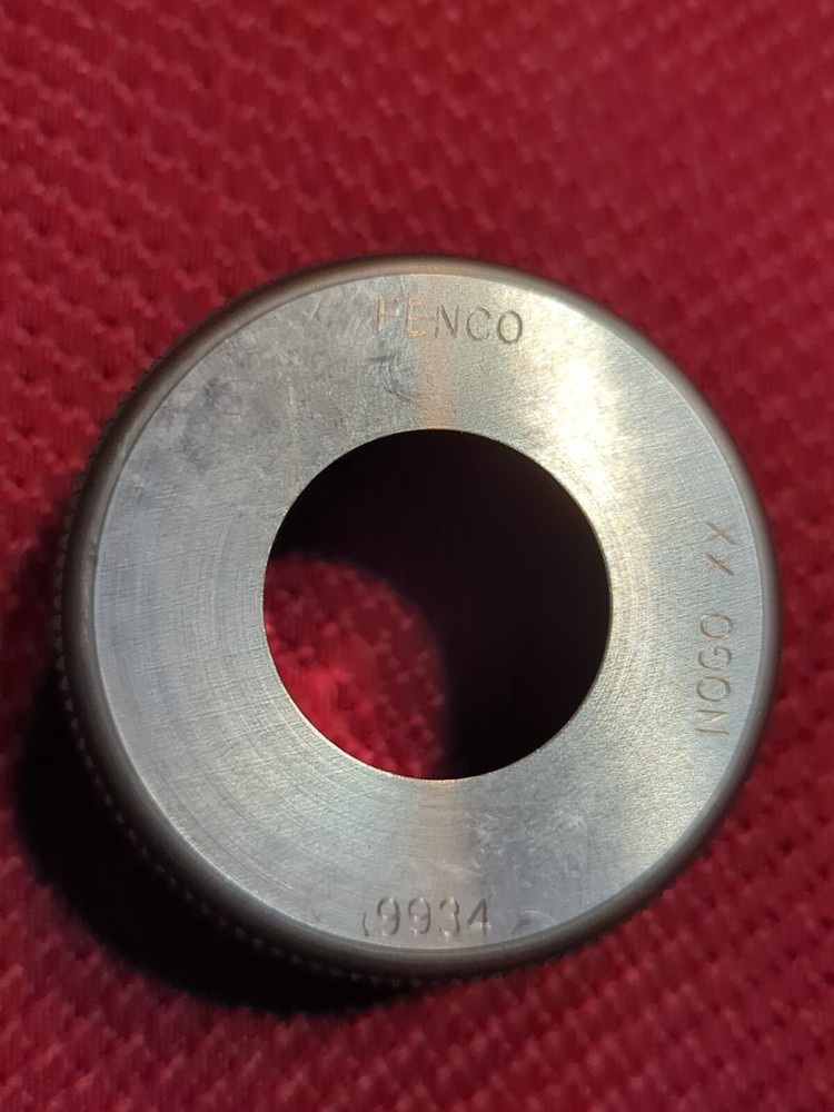 Penco .9934-XX, Plain Smooth Bore RING GAGE  (RG11)