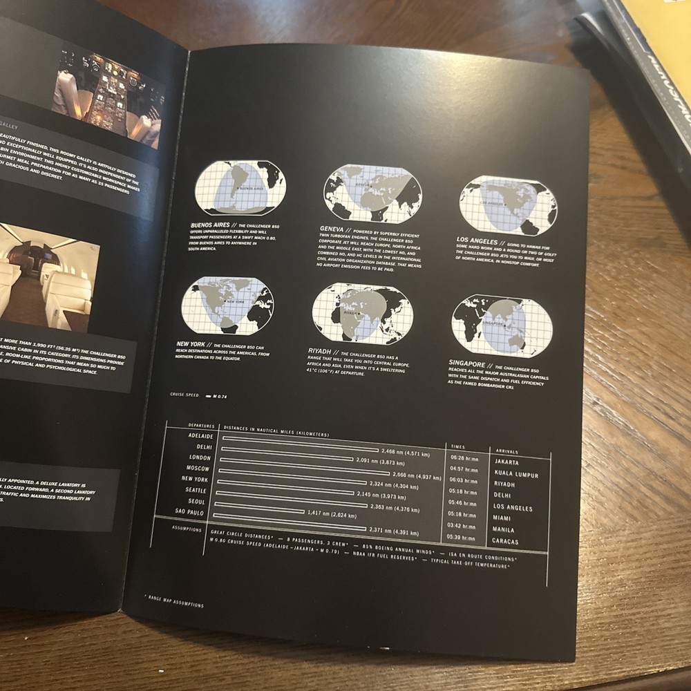 Bombardier Challenger 850 Advertising Brochure