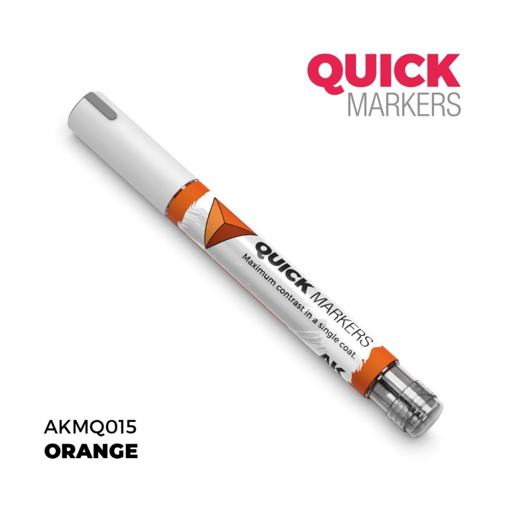 AK Paint Quick Markers Orange New