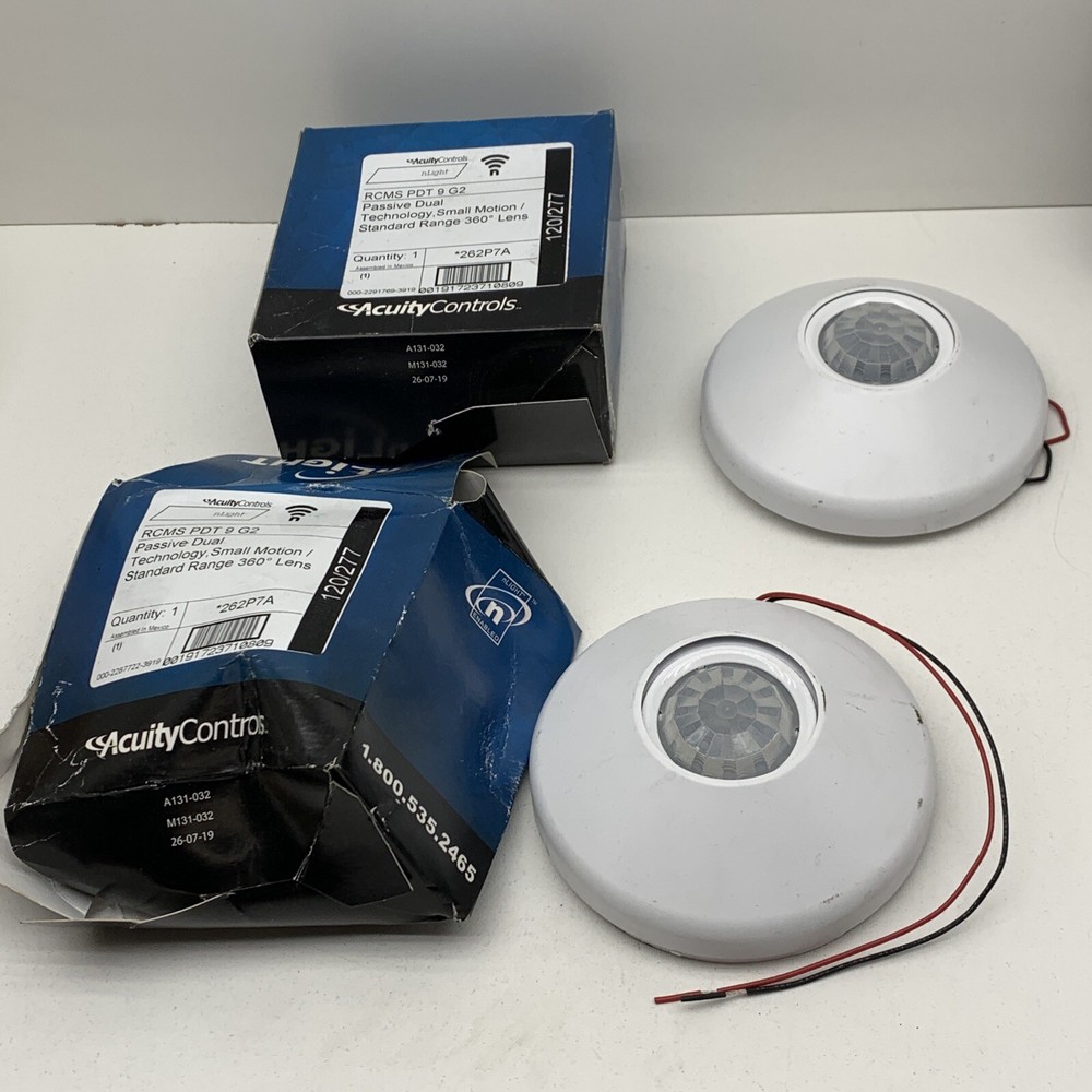 AcuityControls RCMS PDT 9 G2 Ceiling/Surface Mount Occupancy Sensor 24VDC 25mA