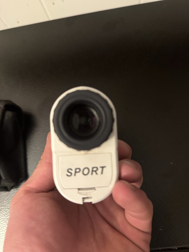 Blue Tees Golf Rangefinder Black/White with Case