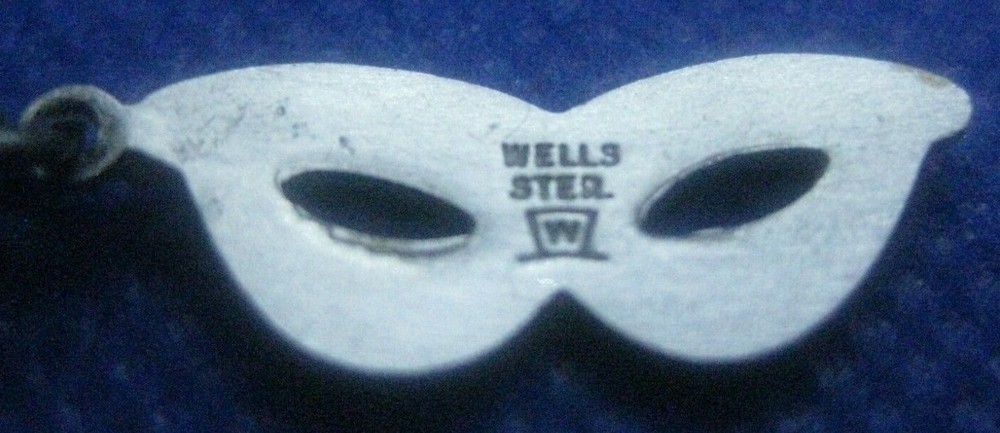 Sterling Silver Mask Charm