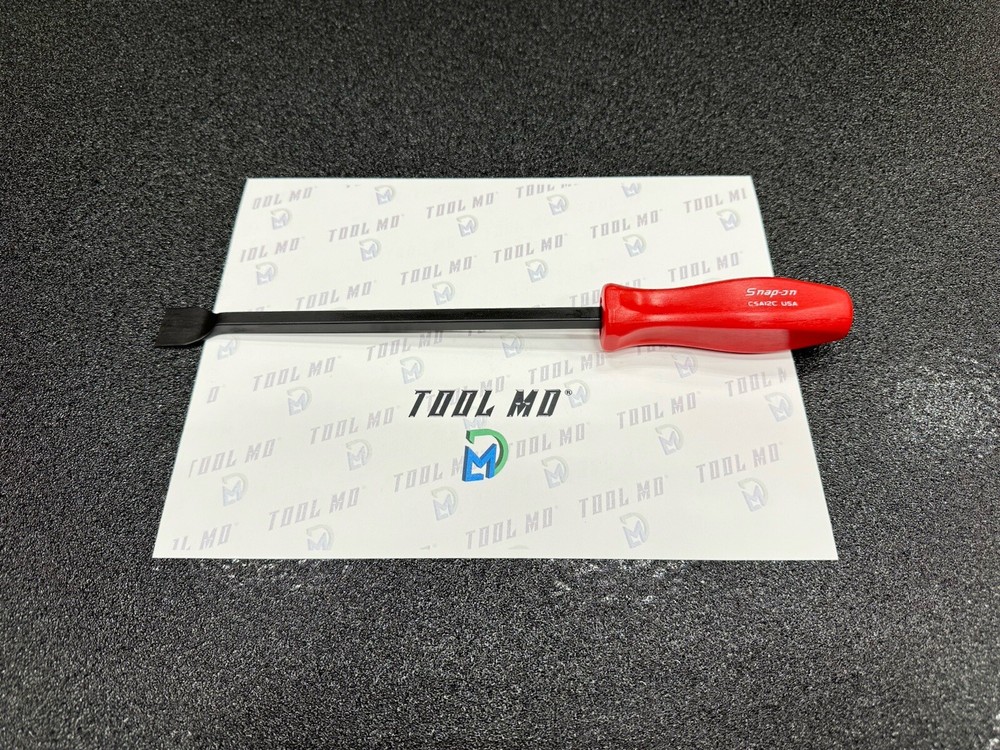Snap-on Tools USA NEW RED Hard Handle 12" Rigid Carbon Scraper CSA12CR
