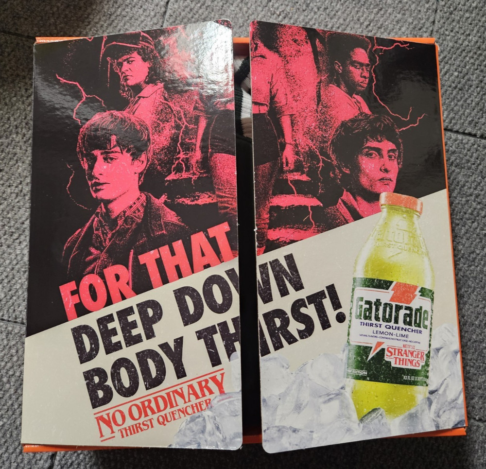 IN HAND Gatorade x Stranger Things Upside Down Capsule Numbered Glass MEDIUM