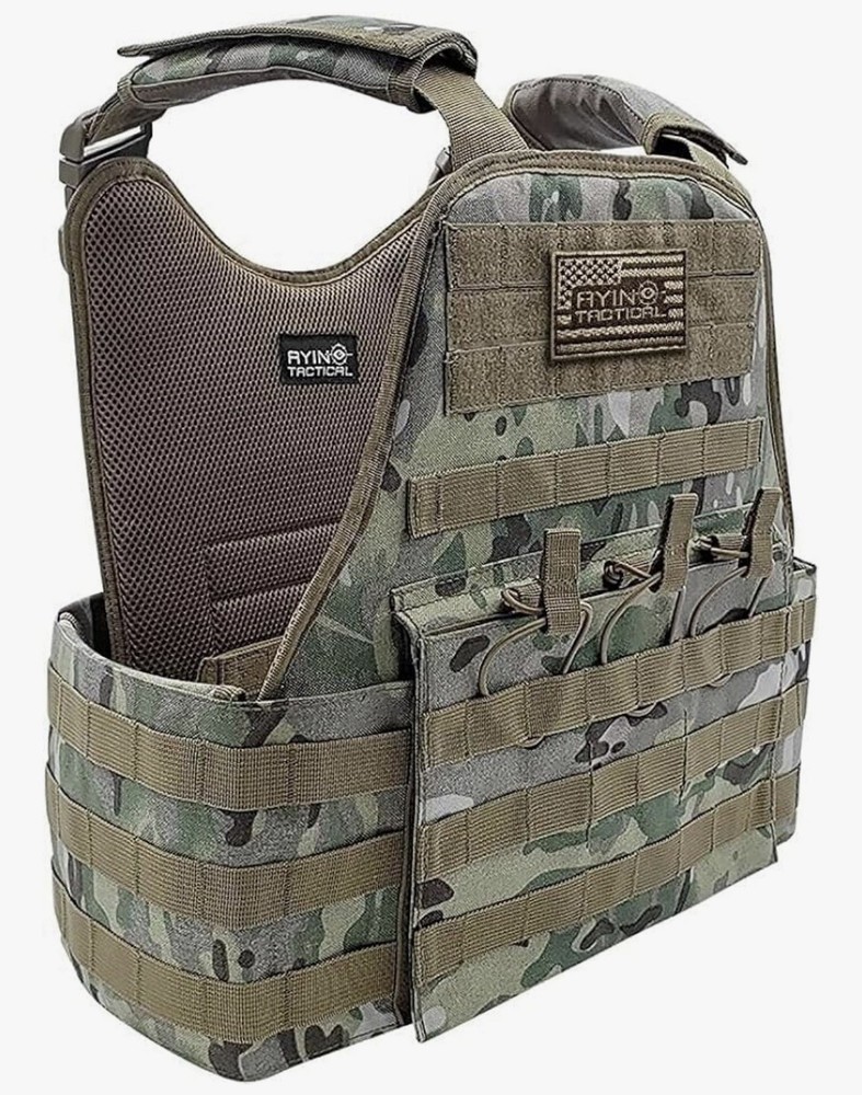 AYIN MOLLE Breathable Outdoor Vest with Hook and Loop attachment points
