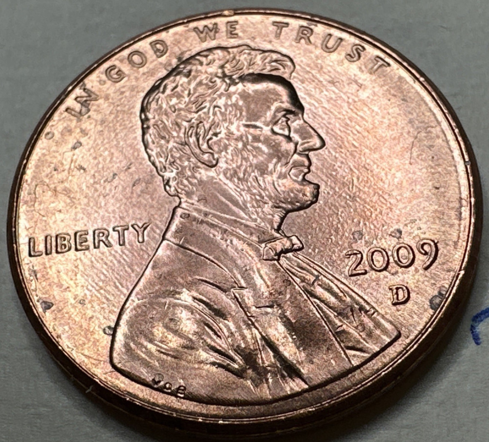 2009 D Lincoln Commemorative Cent Professional Life 1617X
