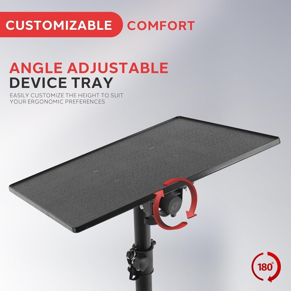 Universal Projector Tripod Stand Height & Angle Adjustable Heavy Duty Holder US