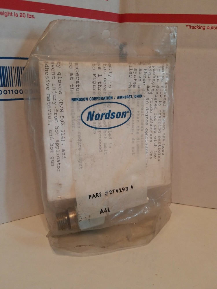 Nordson 274293 A, Non-Heated In Line Filter