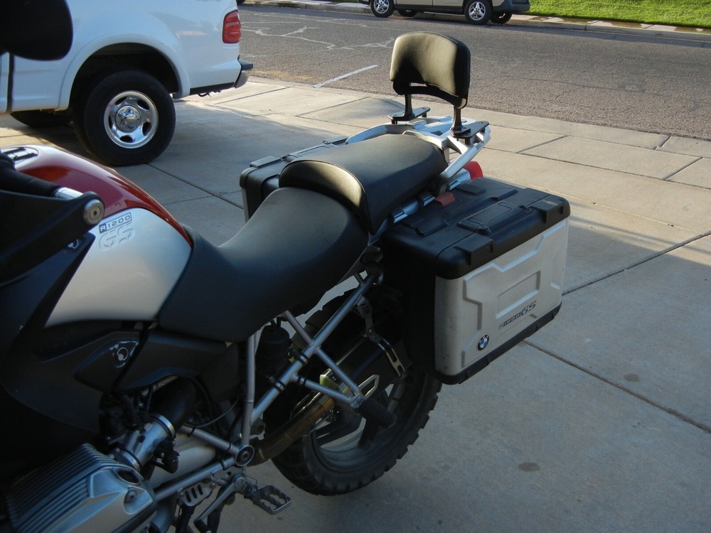 Backrest and Mounting Plates for BMW 1200GS 2004-2012