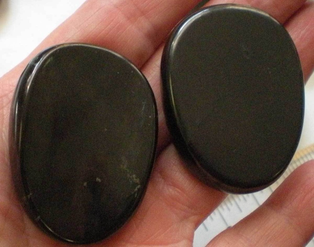Shungite Palmstone/Worry Stone sc948