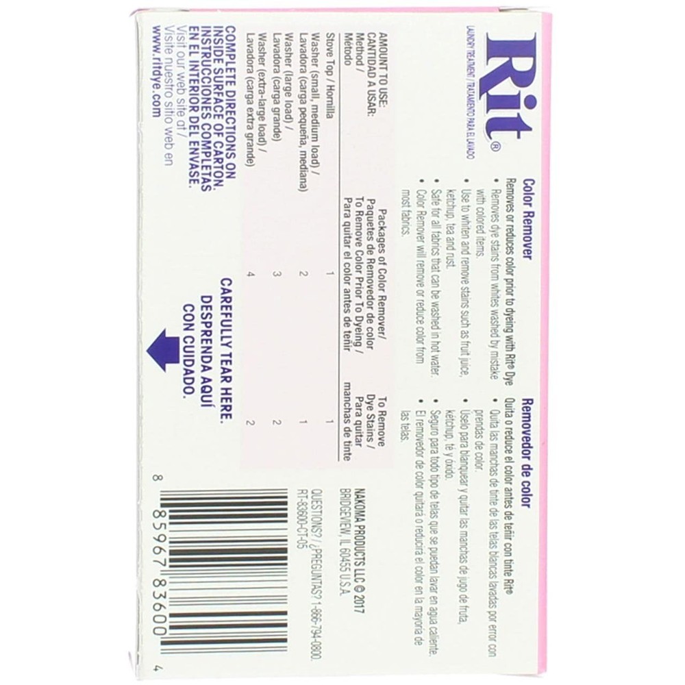 Rit 60 1 Oz Powder Color Remover