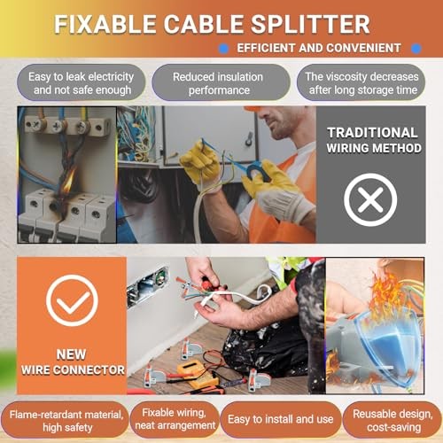 32Pcs Lever Wire Connectors, T-Shape Compact Wire Conductor Connector, Quick
