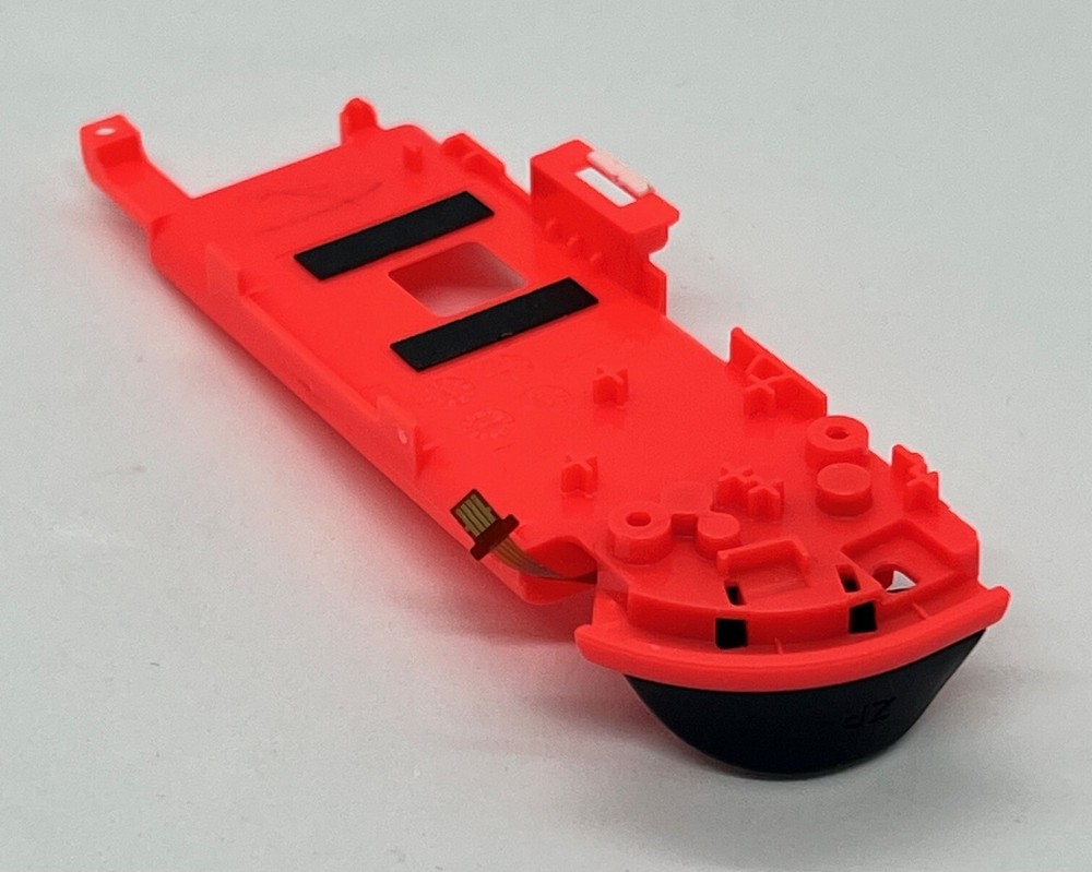 Nintendo Switch Right Joy-Con Mid-Frame Housing Shell Neon Red with Flex Cable