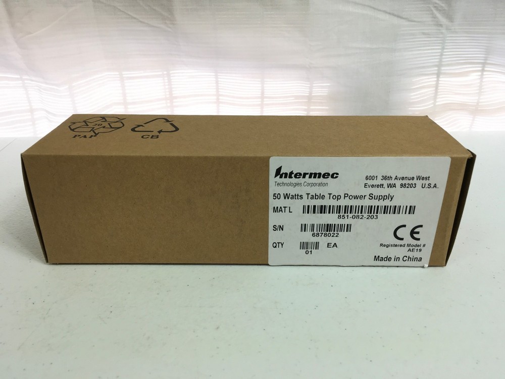 Intermec Universal AC Adapter 851-082-203 ✅❤️️✅❤️️ NEW