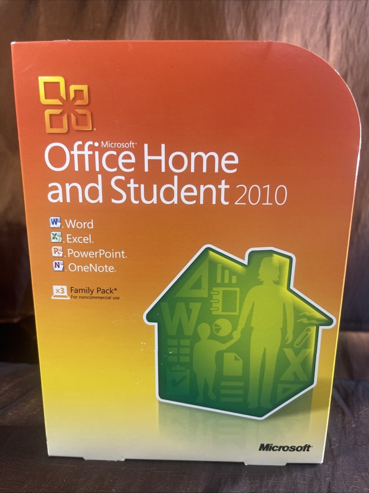 Microsoft Office Home & Student 2010 Windows Software PC