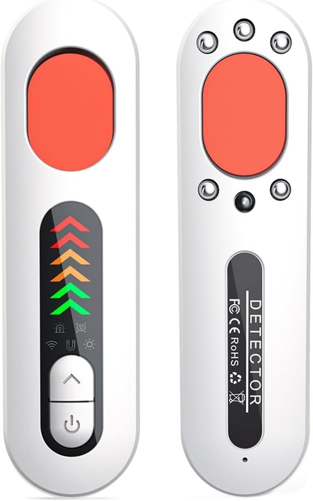 Hidden Camera Detectors, GPS Tracker Detector, 2025 New Portable Silver white