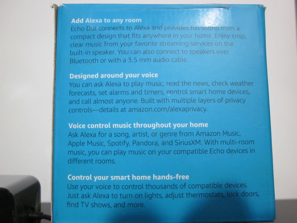 Amazon Echo Dot 3rd Generation Smart Speaker with Alexa Charcoal C78MP8