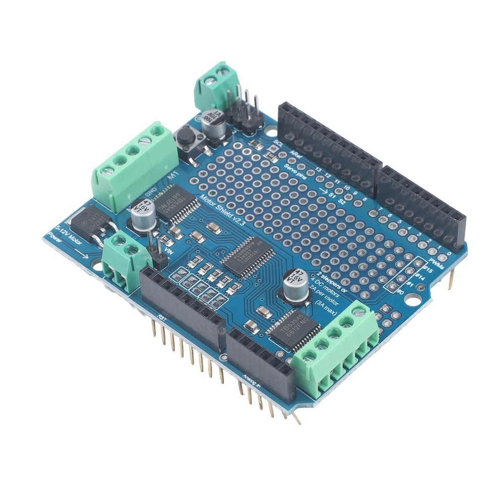 Programmable Motor Control Shield For for Arduino Using Standard I2C Protocol