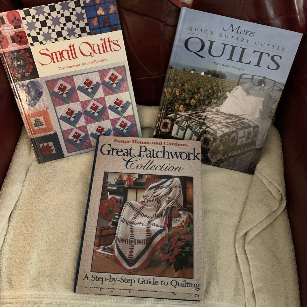 3 Quilting Pattern Books/Small Quilts/Quick Rotary Cutter Quilts/Patchwork