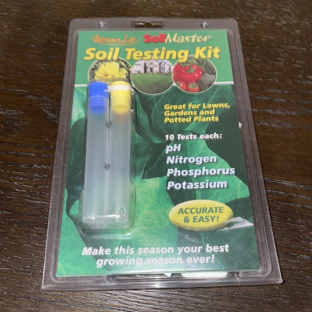 Mosser Lee Soil Testing Kit 10 Tests Each Element Easy To Follow Accurate & Easy