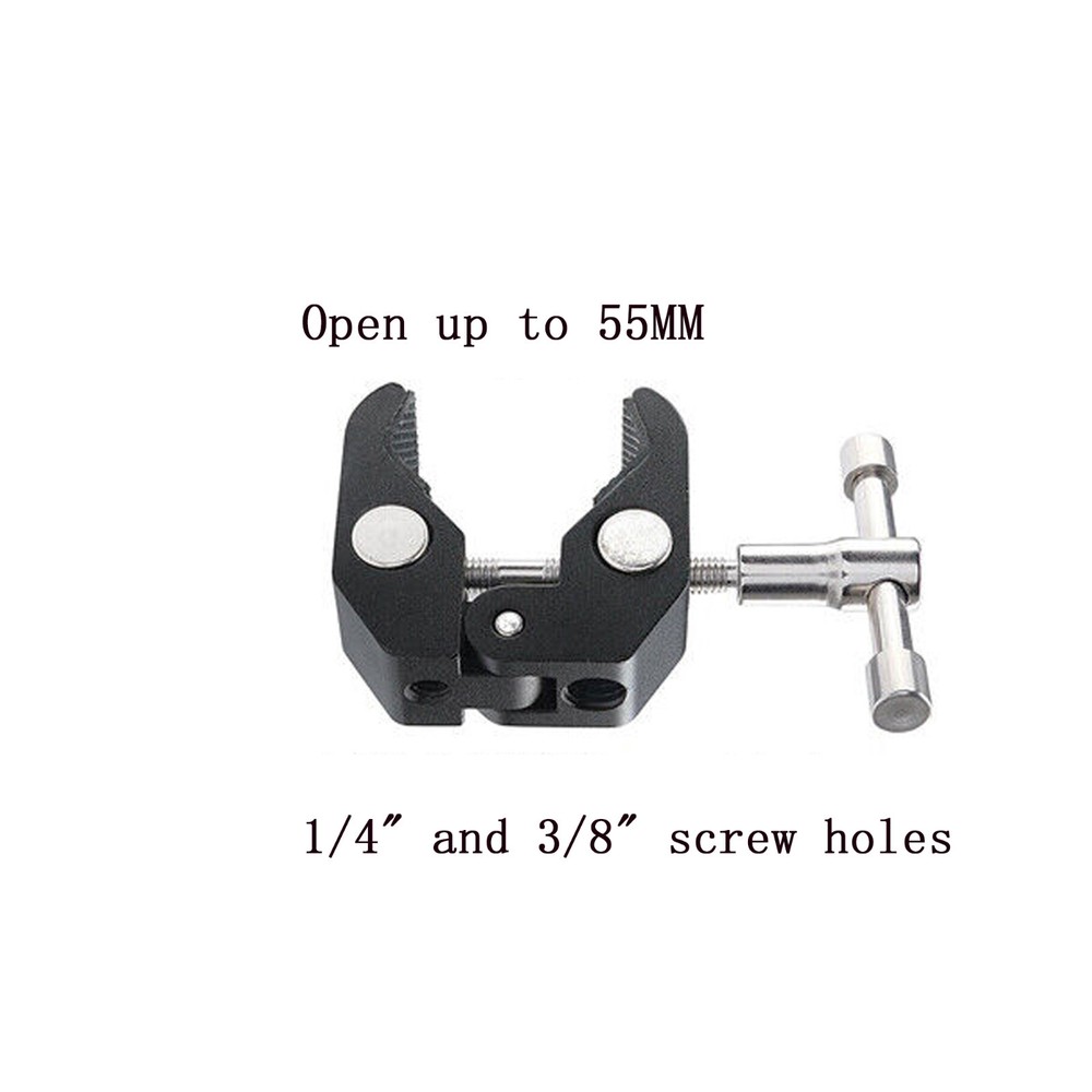 ARTCISE Super Clamp Camera Mount Clam For DSLR Camera Photo Studio Flash Light