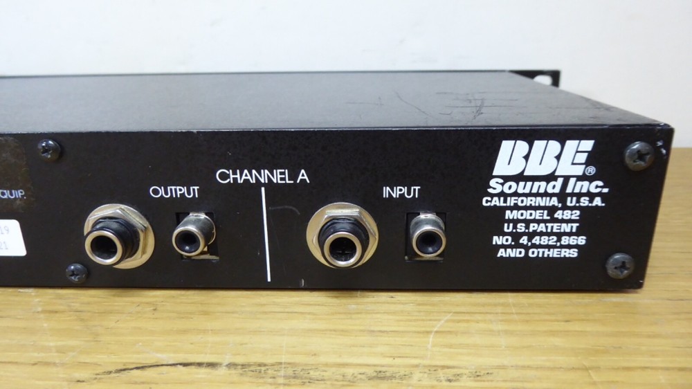 BBE Sound 482 Stereo Sonic Maximizer Karaoke Mic Guitar Processor Rack-mount