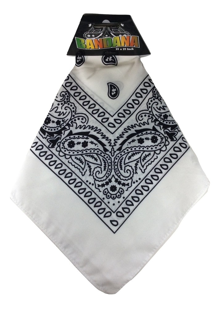 Bandana 21" x 21" - White