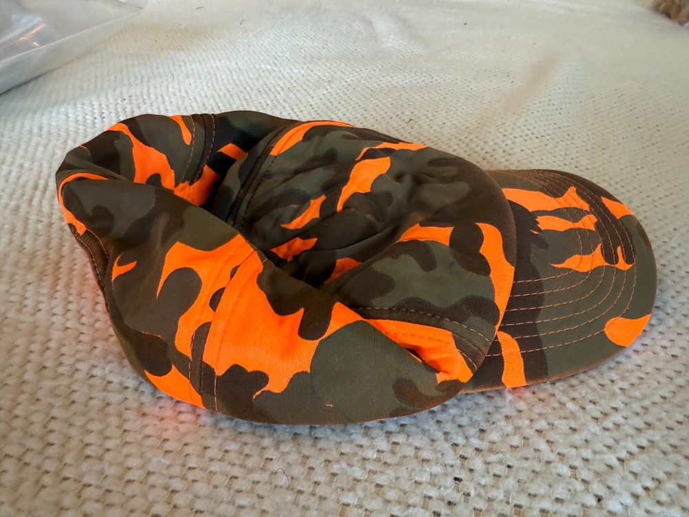 Orange Camouflage Cap