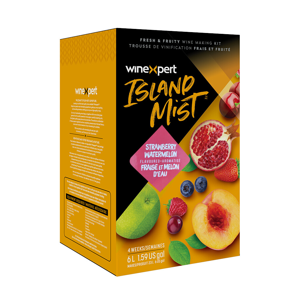 Island Mist Strawberry Watermelon White Shiraz Wine Making Ingredient Kit