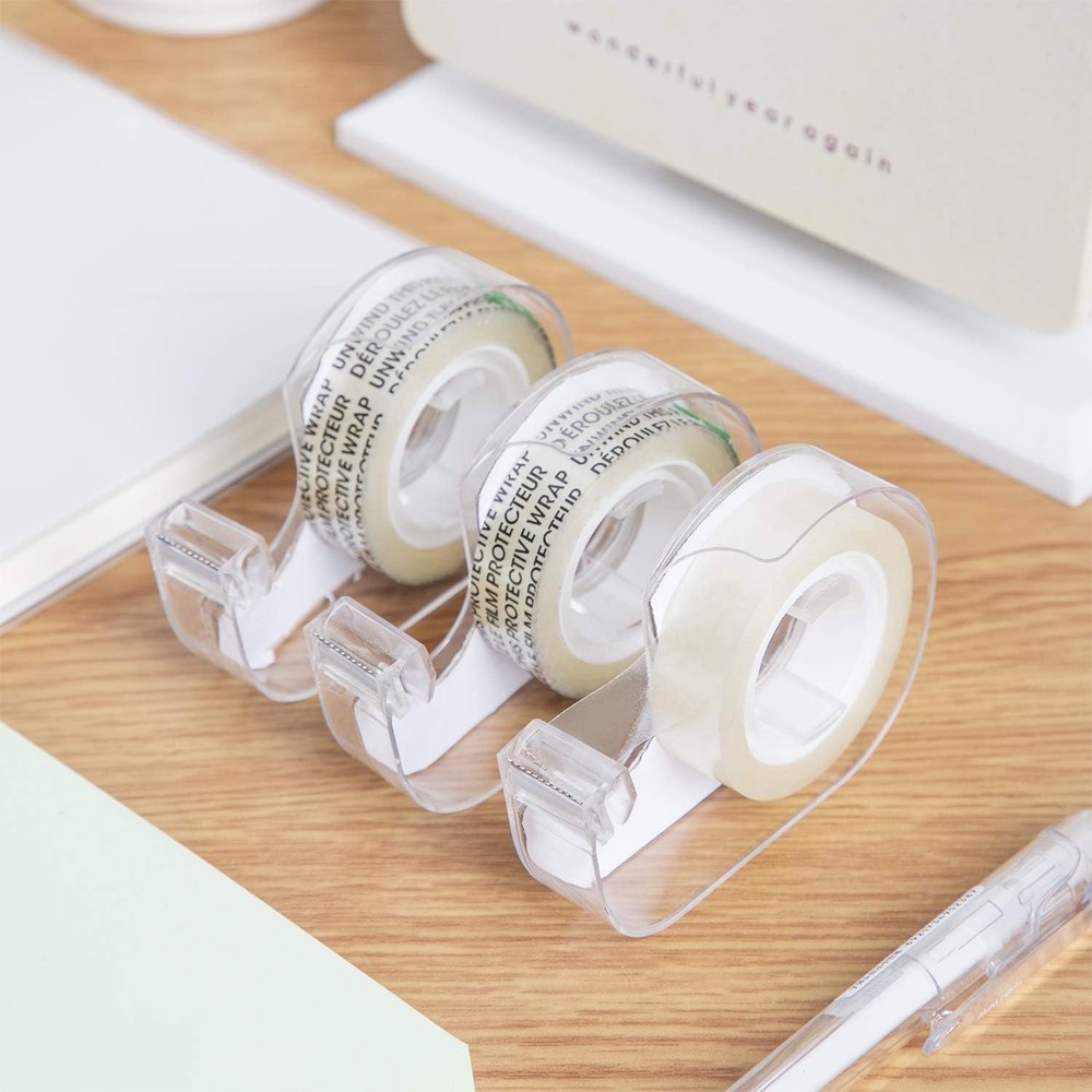 Precision Double Sided Permanent Tape, 1/2" x 252" - Ideal for Crafts, 3 Pack