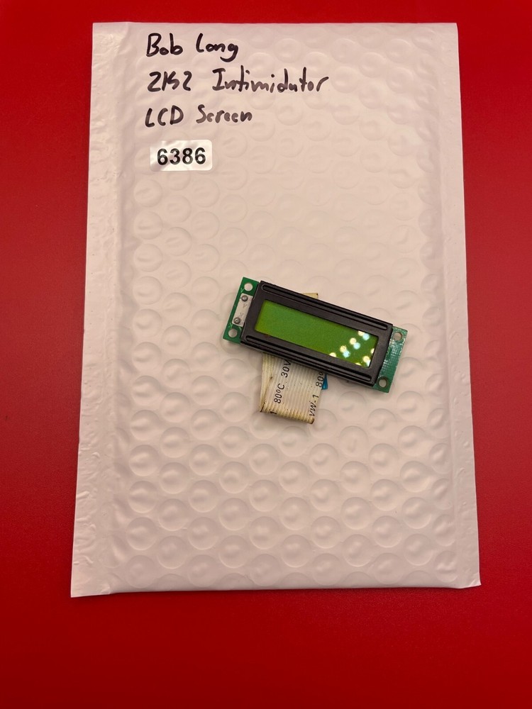 Bob Long 2K2 Intimidator LCD Screen