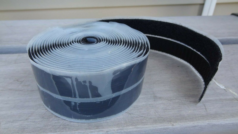 Hook & Loop Fasteners Stick-On Adhesive 3/4" x 15 ft. Roll Cut Strips to Length