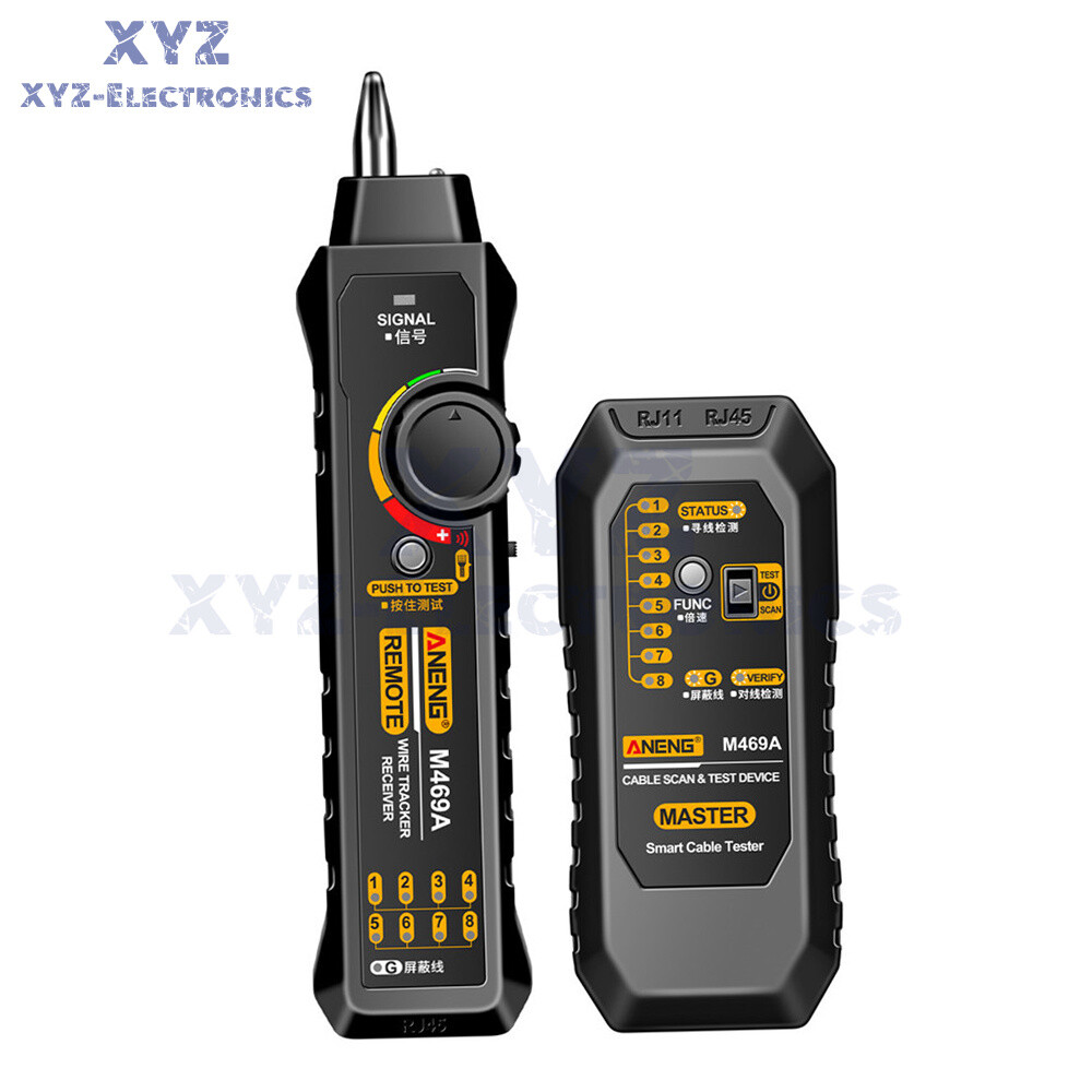ANENG M469A Multifunctional Network Cable Tracker Networking Analyzer RJ45 RJ11