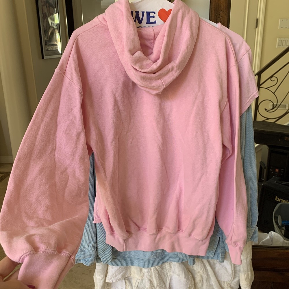 One Direction Pink Concert Hoodie Jacket Harry Styles Medium Pullover Make Offer