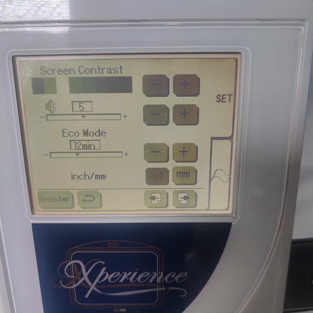 Elna 8200 Xperience Embroidery Only Machine Computer Controlled UnTested