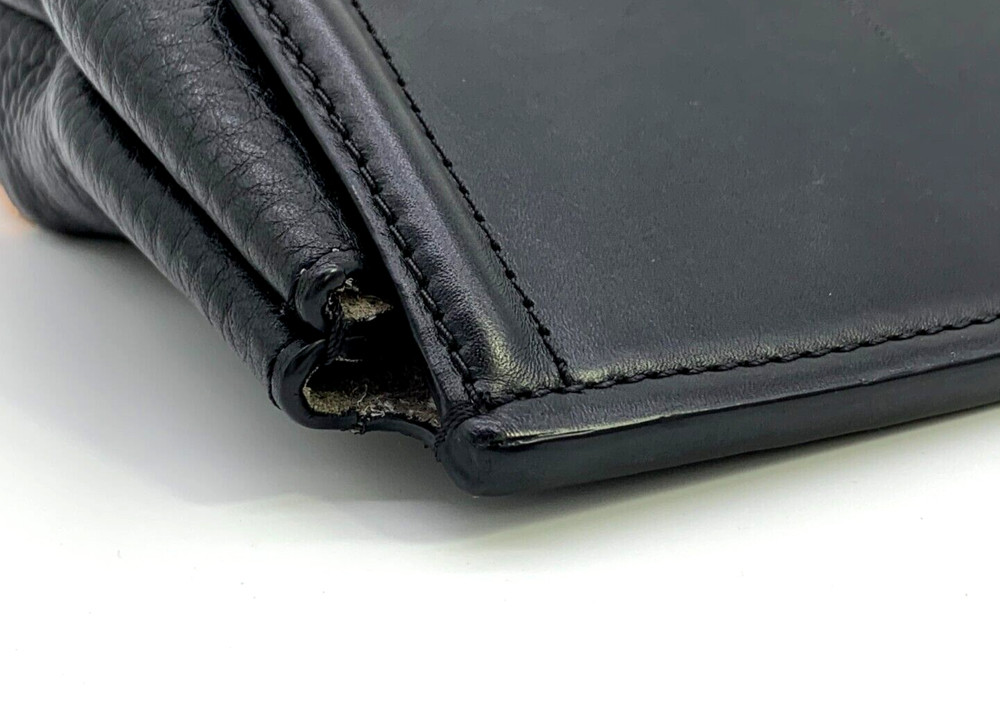 ALEXANDER WANG Clutch Bag Cowhide Leather Black Square Classic Authentic