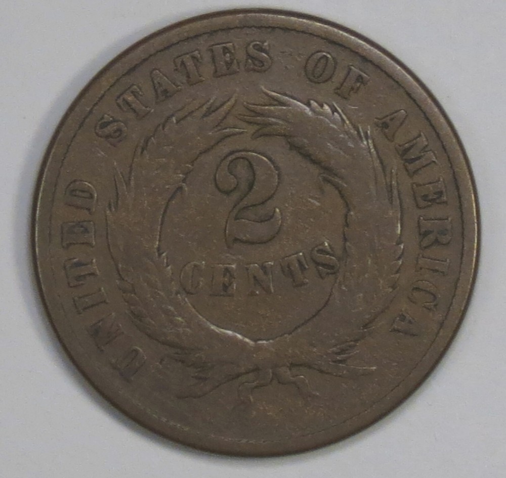 1868 Two Cent Piece - VG