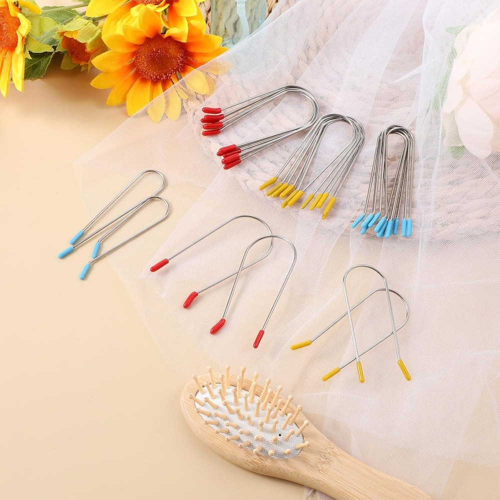 24pcs Hot Roller Clips,Hot Curler Clips Replacement Kit,Replacement Hot Roller C