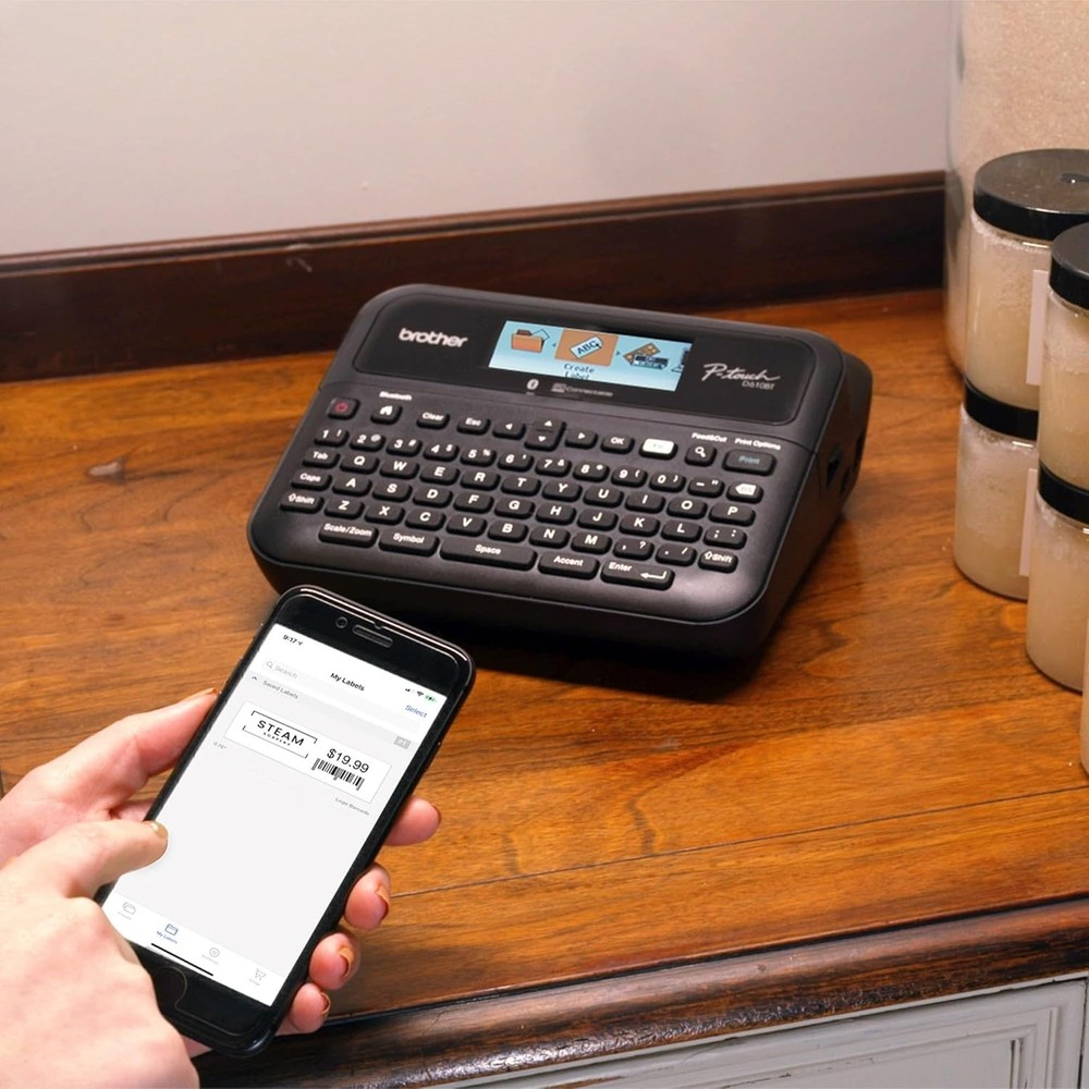Brother P-touch PT-D610BT Bluetooth Label Maker Professional Business