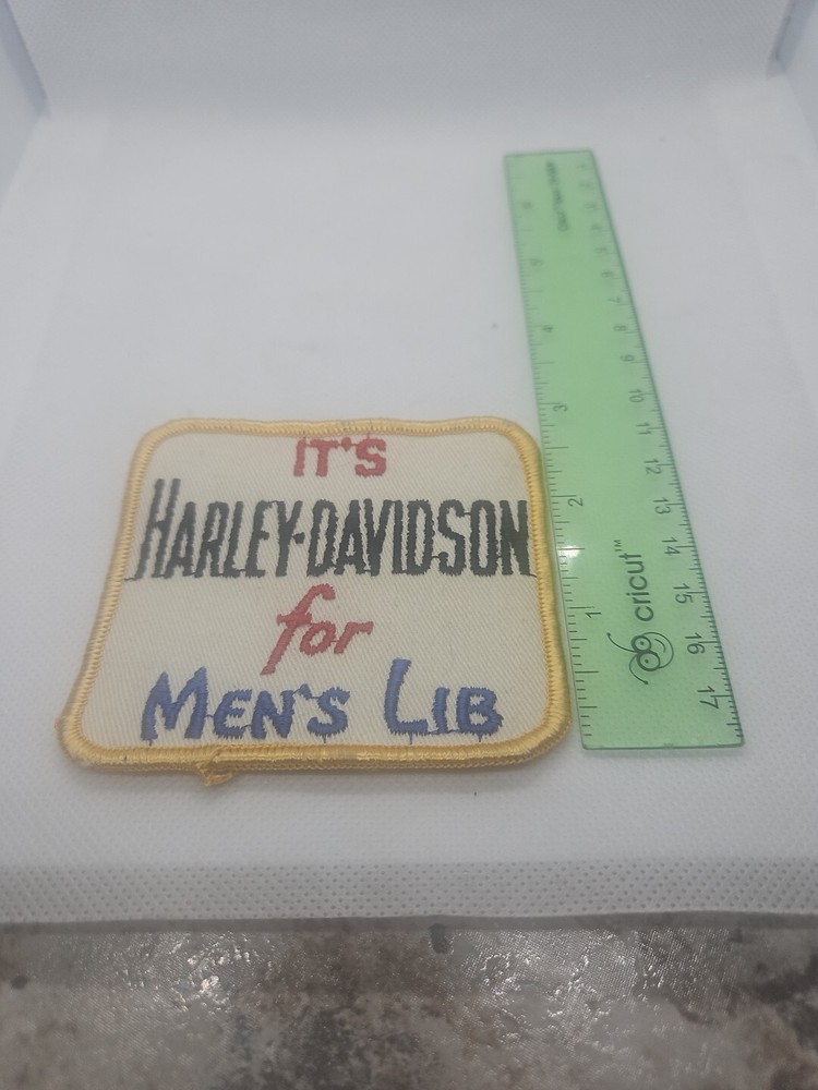 “HD For Men’s Lib” Harley-Davidson Patch / Emblem