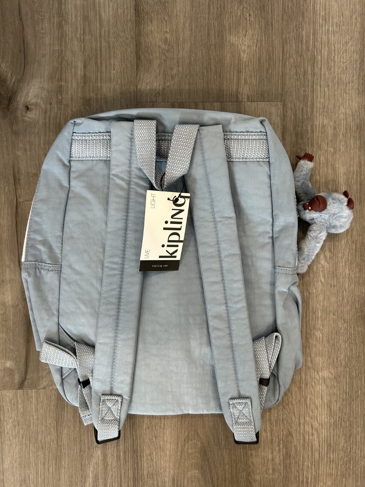 Kipling Rylie Backpack Robins Egg Brand New Adjustable NEW