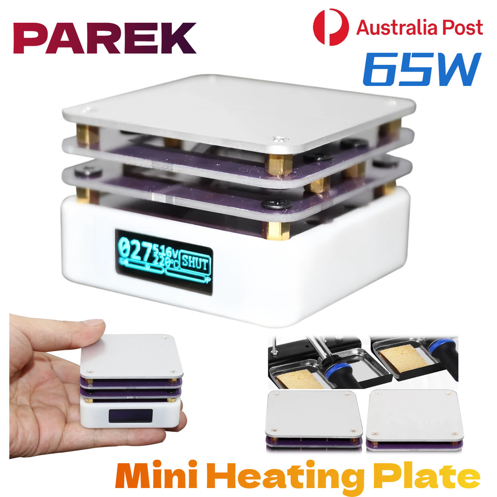 Mini Digital Heating Plate 65W PD Soldering Adjustable Constant Temperature Tool